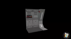 Star Wars Moff Gideon's Light Cruiser Corridor Diorama for 3.75" and 6" figures