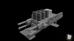 Star Wars The Mandalorian Nevarro Cargo Sled for 3.75" and 6" figures