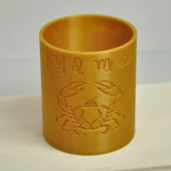 Storm Lamp with horoscope sign of Cancer