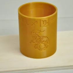 Storm Lamp with horoscope sign of Capricorn