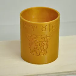 Storm Lamp with horoscope sign of Gemini
