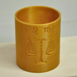 Storm Lamp with horoscope sign of Libra