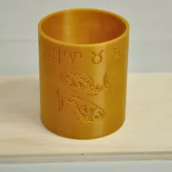 Storm Lamp with horoscope sign of Pisces