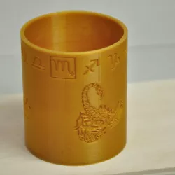 Storm Lamp with horoscope sign of Scorpio