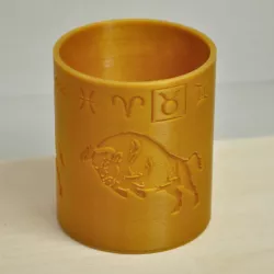 Storm Lamp with horoscope sign of Taurus