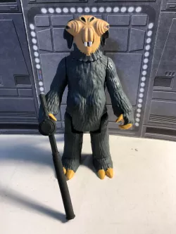 TANUS SPIJEK VINTAGE CUSTOM STAR WARS FIGURE, KENNER 3.75", 6" ALIEN CREATURE, JABBA'S PALACE PATRON, BOUNTY HUNTER, 5 POA CUSTOM 1/18 ACTION FIGURE