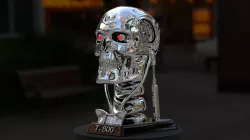 Terminator T-800 Skull Bust 3D Print Stl Model Diorama 3D print model