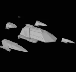 Tholian and FASA Gorn Ships: Star Trek starship parts kit expansion #9