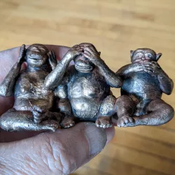 Three Wise Monkeys - See no evil, speak no evil, hear no evil