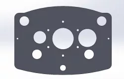 Thrustmaster T300rs Hub pattern / button pattern STL