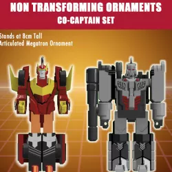 Transformers Christmas Ornaments- CO CAPTAIN 2 PACK