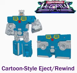 Transformers Legacy G1 Cartoon Eject / Rewind
