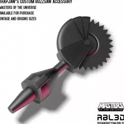 Trap Jaw Buzz Saw custom new accessory Origins/Vintage (MOTU) Updated