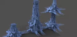 Tribal City Island towers