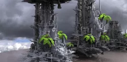 Tribal Island beach Towers Kit bash 3
