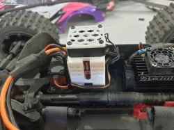 Upgrade cooling down ESC from 25mm to 40mm fan