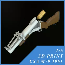 USA 40mm Grenade Launcher M79 1-6 12 INCH