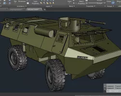 VAB Renault 1/10 bodywork