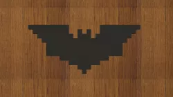 WALL DECORATION BATMAN PIXEL ART