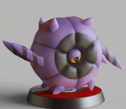Whirlipede - FAN ART - POKÉMON FIGURINE -POKEMON