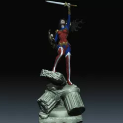 Wonder Woman DC Comics Justice Leage Mujer maravilla STL Files 3d printing