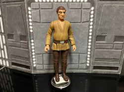 WUHER CANTINA BARTENDER, VINTAGE STAR WARS CUSTOM ACTION FIGURE, KENNER 3.75", 6" CREATURE CANTINA ALIEN, 5 POA, 1/18, 1/6