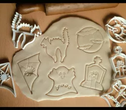 x5 pack cutters for Halloween - dough, cookies, souvenir