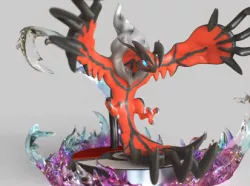 Yveltal - LEGENDARY - FAN ART - POKÉMON FIGURINE -POKEMON