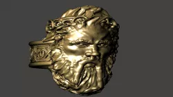 Zeus Ring Fashion Character Jewelry