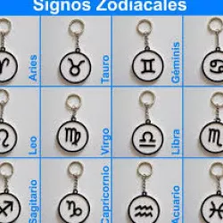 zodiac key chains