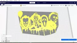 2D Silhouette/Stencil Horror Squadgoals