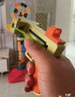 3D Printed Mini Rubber Band Nerf Pistol