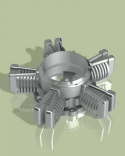 5 Cylinder Radial Engine