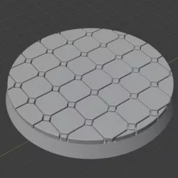 50mm Round Palace Tile base