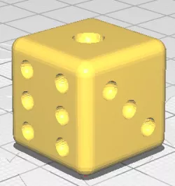 6 faces dice