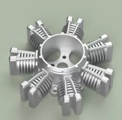 7 Cylinder Radial Engine