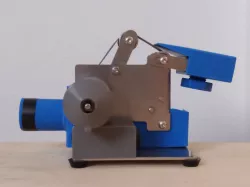 Accessories set for mini belt grinder.
