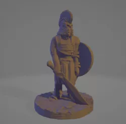 Amazonian Hoplite (No Supports Needed)