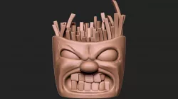 Angry fries
