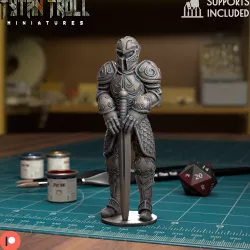 Animated Armour Stood [Pre-Supported]