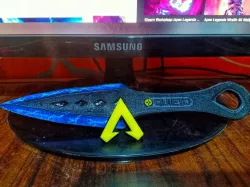 APEX Legends Wraith Kunai 2 sizes 25cm(real size) and 12cm +support