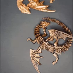 Articulated flying dragon
