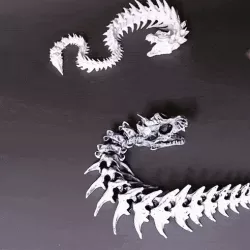 Articulated snake skeleton