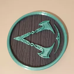ASSASSINS CREED VALHALLA SHIELD MAGNET