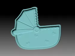 BABY CRIB BATH BOMB MOLD