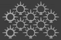 Backpack Spiked Halos