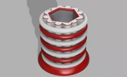 Beautiful cylindrical vase Z / Joli vase cylindrique Z