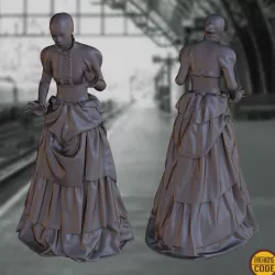 BKGmodel 1890s Lady C