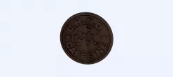 Caffeine molecule drinkcoaster