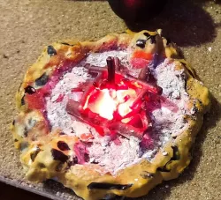 Campfire miniature